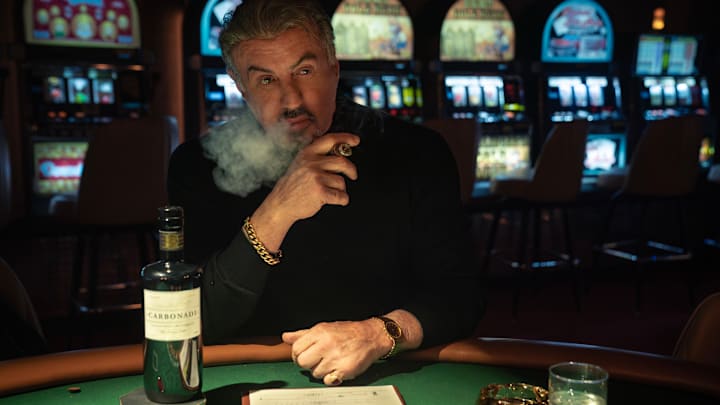 Sylvester Stallone as Dwight "The General" Manfredi of the Paramount+ original series TULSA KING. Photo Cr: Brian Douglas/Paramount+. © 2024 Viacom International Inc. All Rights Reserved.