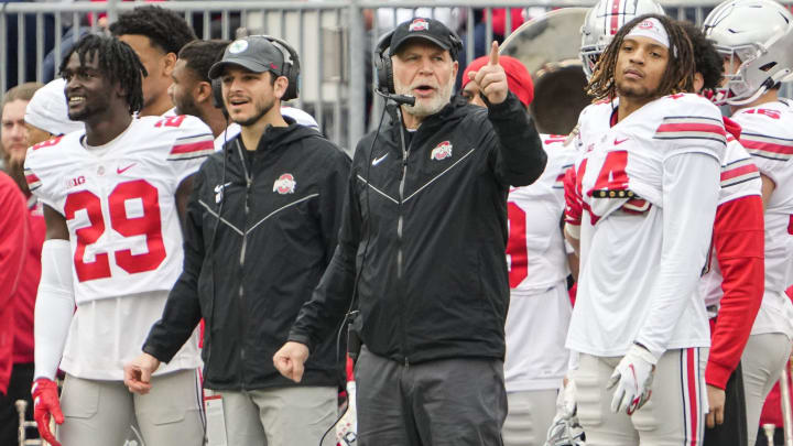 Ohio State went from being ranked 59th in total defense to 14th in coordinator Jim Knowles' first year. Ohio State went from being ranked 59th in total defense to 14th in coordinator Jim Knowles' first year.
