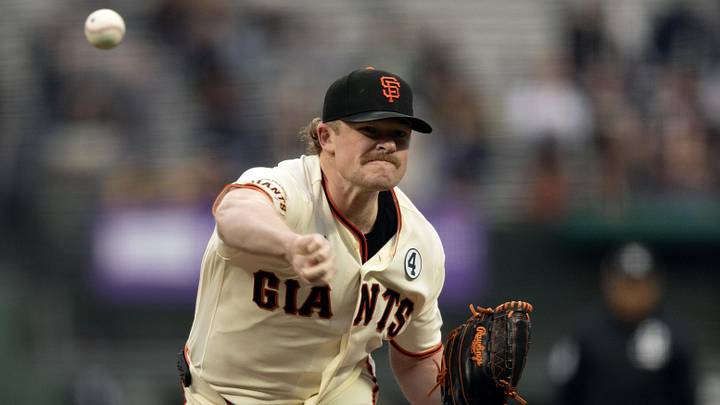 San Francisco Giants starting pitcher Logan Webb. San Francisco Giants starting pitcher Logan Webb.