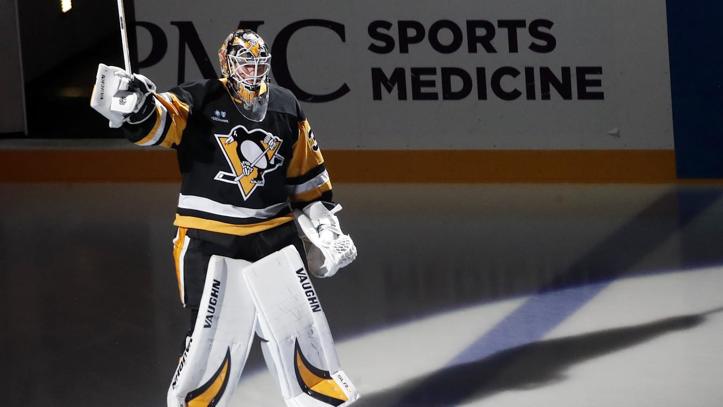 Pressure Building for Penguins Goalie Tristan Jarry, image size:1440x810