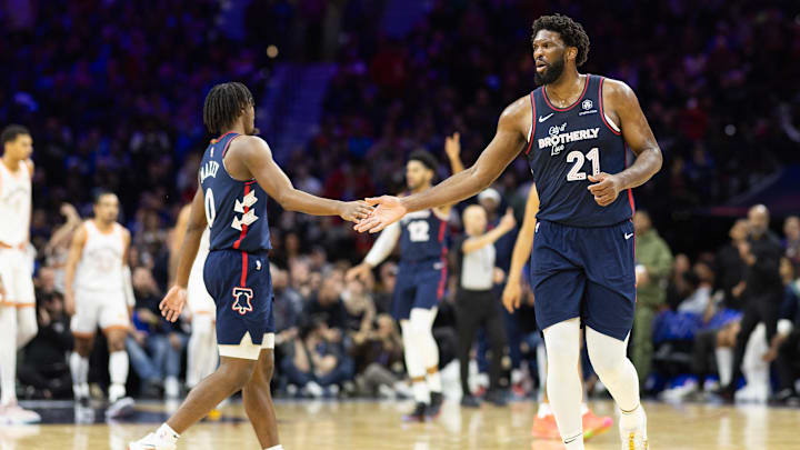 Philadelphia 76ers center Joel Embiid.