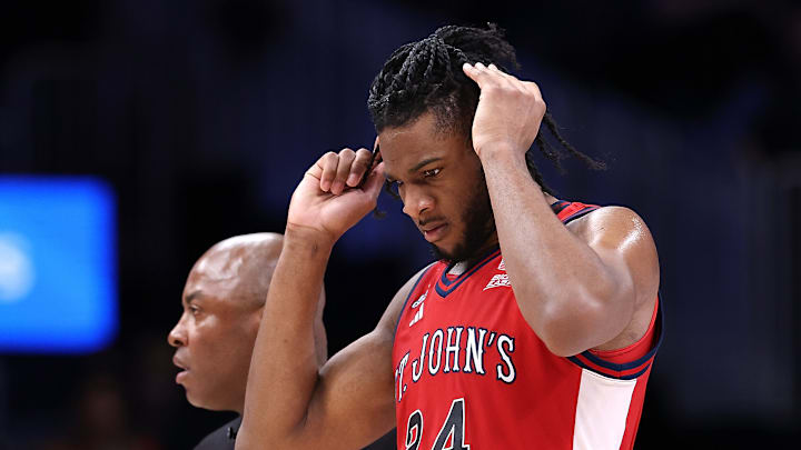 St. John's v Kentucky; St. John's basketball center Zuby Ejiofor