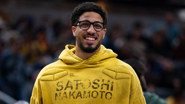 Mar 29, 2026; Indianapolis, Indiana, USA;  sIndiana Pacers guard Tyrese Haliburton (0) in the second half against the Miami Heat at Gainbridge Fieldhouse. Mandatory Credit: Trevor Ruszkowski-Imagn Images
