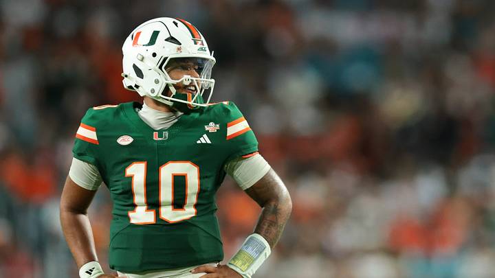 The Miami Hurricanes and quarterback Darian Mensah are favored in Week 5. The Miami Hurricanes and quarterback Darian Mensah are favored in Week 5.