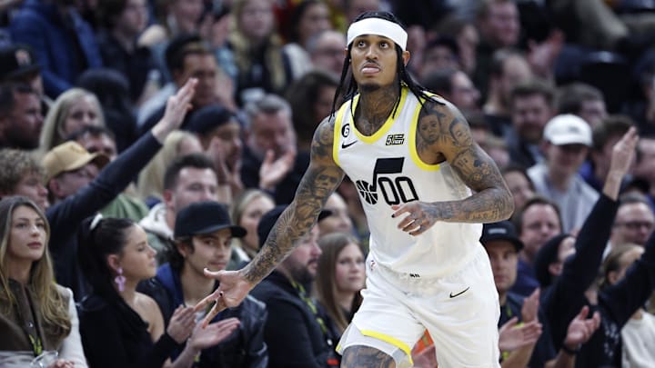 Utah Jazz guard Jordan Clarkson.