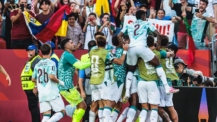 Portugal celebrates after scoring a goal. Portugal celebrates after scoring a goal.