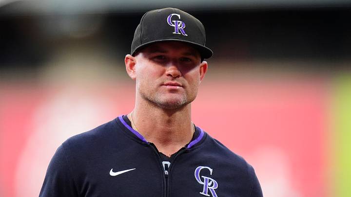 Rockies manager Warren Schaeffer (4) before the game against the Cardinals. Credit: Ron Chenoy-Imagn I