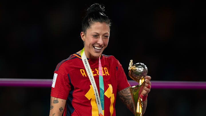 Jennifer Hermoso integra la selección de España que salió campeona del Mundial 2023 