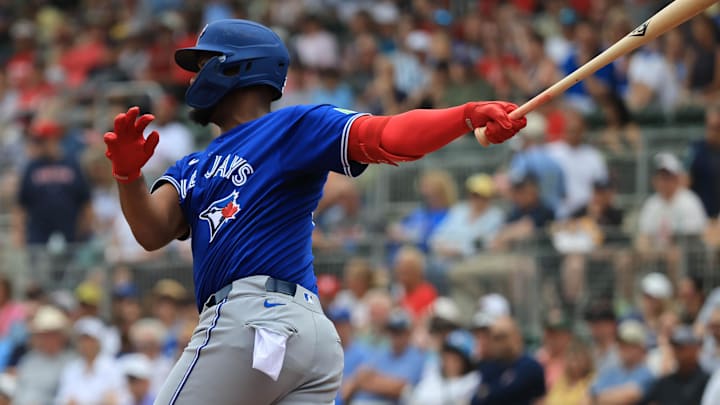 Toronto Blue Jays designated hitter Eloy Jimenez.