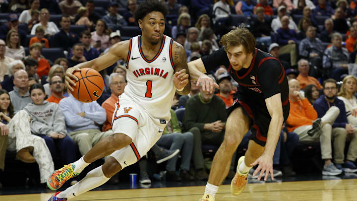 Virginia Cavaliers guard Malik Thomas