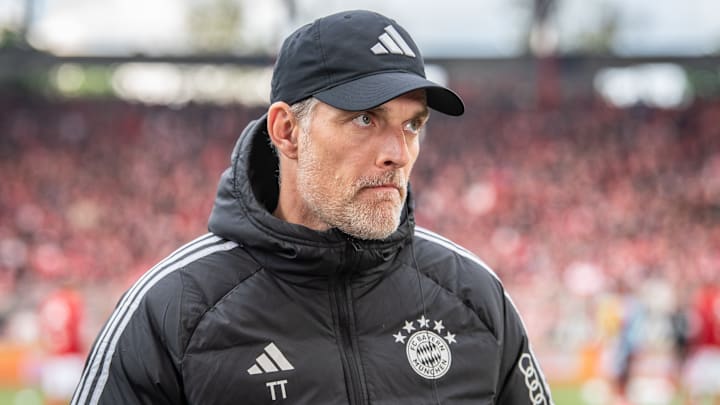 Bayern Munich head coach Thomas Tuchel during the win against Union Berlin.