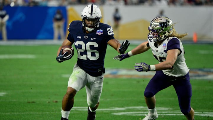 Penn State Nittany Lions running back Saquon Barkley (26) 