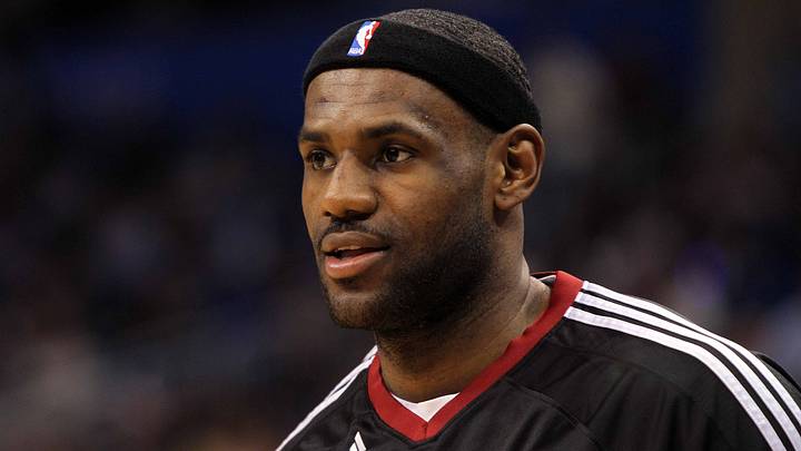 November 24, 2010; Orlando FL, USA; Miami Heat small forward LeBron James (6) before the game against the Orlando Magic at Amway Center. Mandatory Credit: Kim Klement-USA TODAY Sports