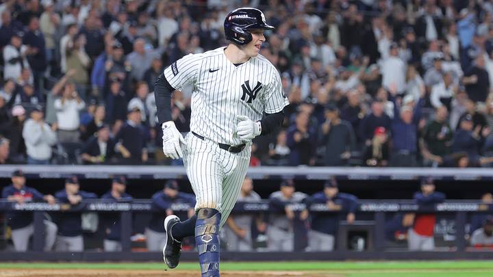 New York Yankees designated hitter Ben Rice (22) had a couple of moments in Tuesday night's Game 1 win. New York Yankees designated hitter Ben Rice (22) had a couple of moments in Tuesday night's Game 1 win.