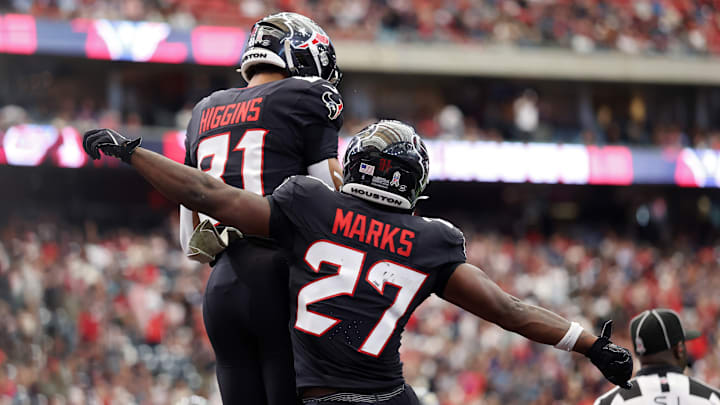 Houston Texans head coach DeMeco Ryans is taking the training wheels off for his team's rookies, including Woody Marks and Jayden Higgins Houston Texans head coach DeMeco Ryans is taking the training wheels off for his team's rookies, including Woody Marks and Jayden Higgins