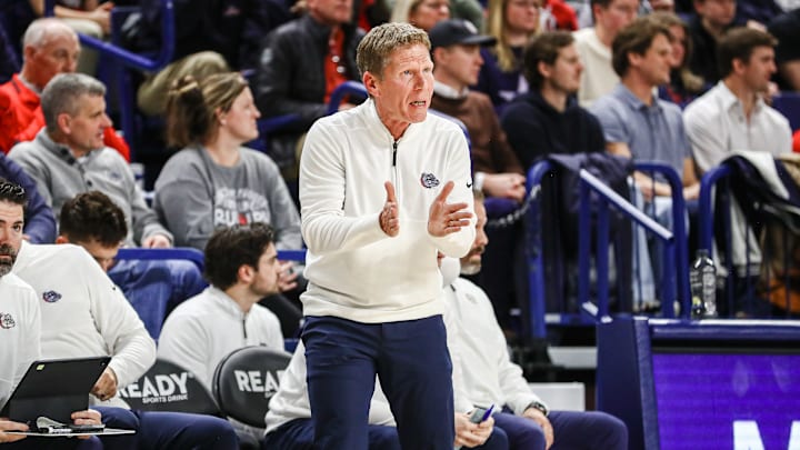 Gonzaga Bulldogs head coach Mark Few.