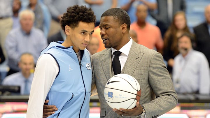 UNC basketball guards Marcus Paige and Shammond Williams UNC basketball guards Marcus Paige and Shammond Williams