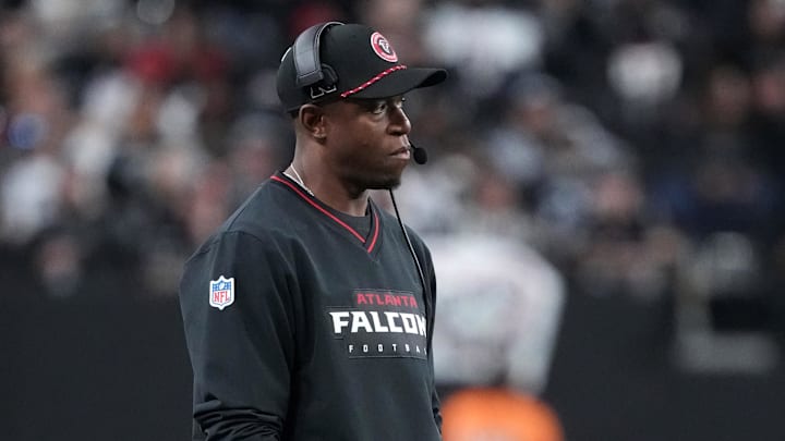 Atlanta Falcons coach Raheem Morris