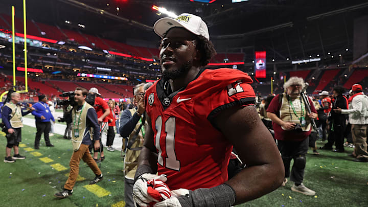 Georgia Bulldogs linebacker Jalon Walker (11). Georgia Bulldogs linebacker Jalon Walker (11).