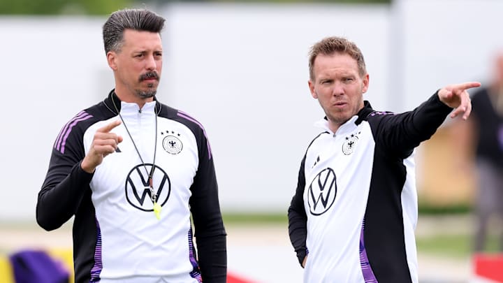 Sandro Wagner im Gespräch mit Julian Nagelsmann