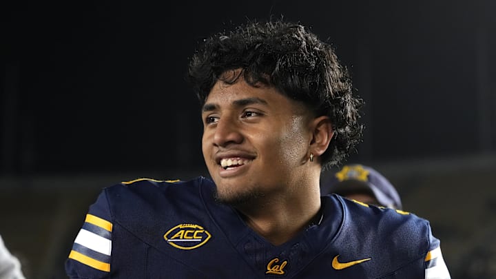 Cal quarterback Jaron-Keawe Sagapolutele