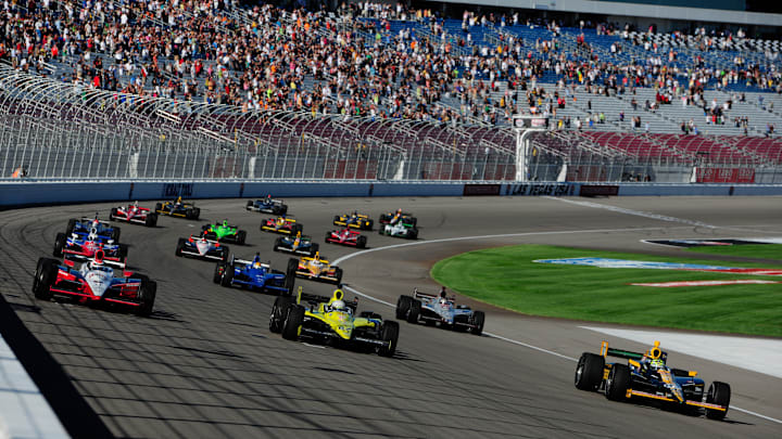 Dan Wheldon tribute, Las Vegas Motor Speedway, IndyCar