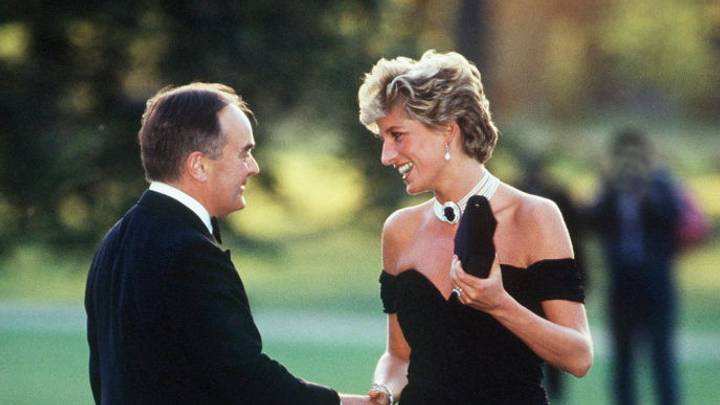 princess diana black dress story On June 29, 1994, amid the shock of Prince Charles's televised confession of infidelity, Princess Diana made a bold statement. Ditching her planned Valentino gown, she emerged at a Serpentine