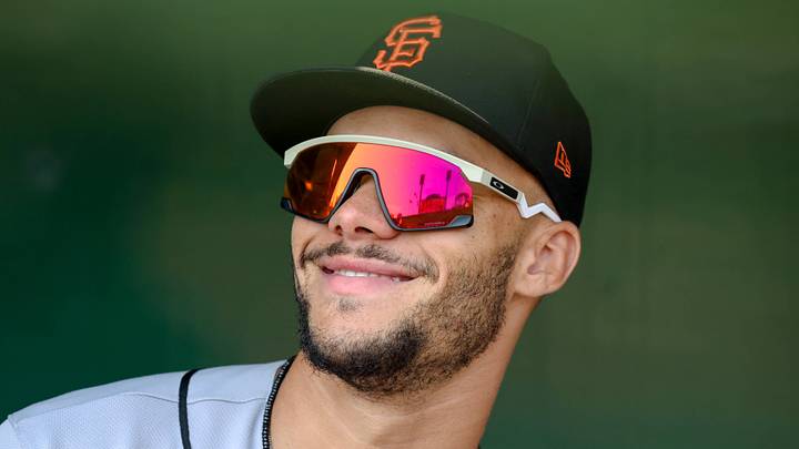 San Francisco Giants outfielder Grant McCray. San Francisco Giants outfielder Grant McCray.