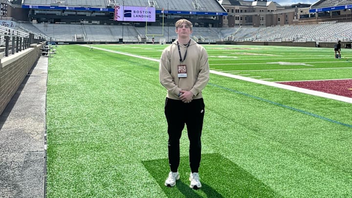 2028 TE Colten Lis on his visit to Chestnut Hill