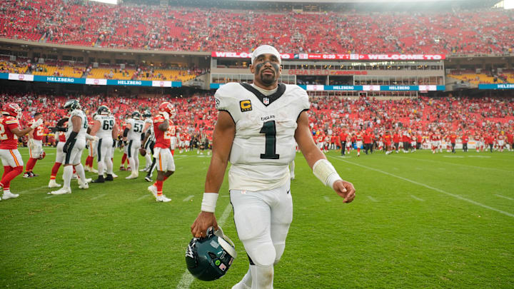 Philadelphia Eagles quarterback Jalen Hurts took the blame for his team's passing woes to start the season.