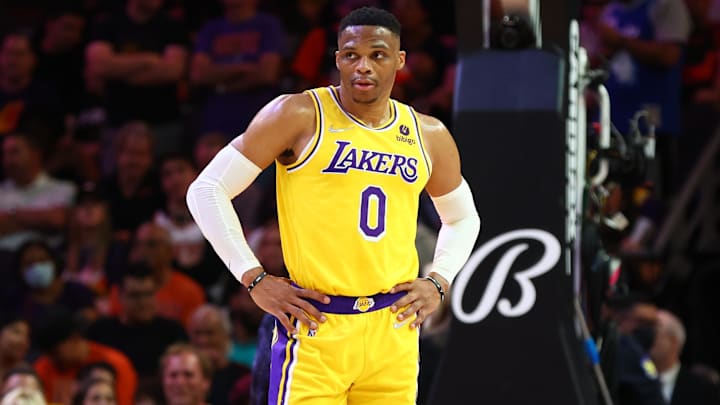 Los Angeles Lakers guard Russell Westbrook.