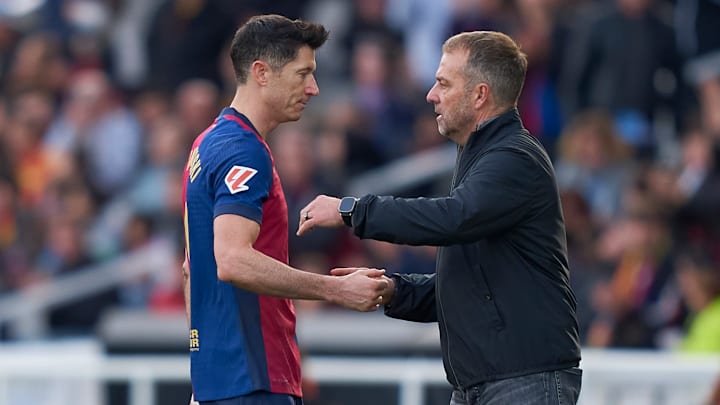 Robert Lewandowski und Hansi Flick Robert Lewandowski und Hansi Flick