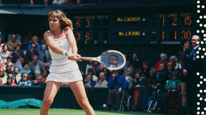 Chris Evert at Wimbledon