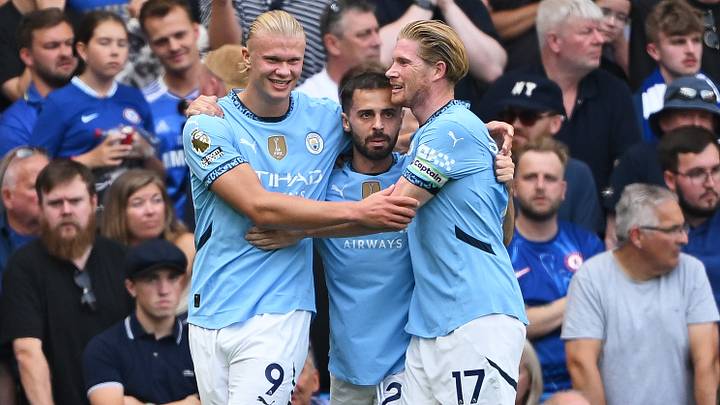 Erling Haaland, Bernardo Silva, Kevin De Bruyne Erling Haaland, Bernardo Silva, Kevin De Bruyne