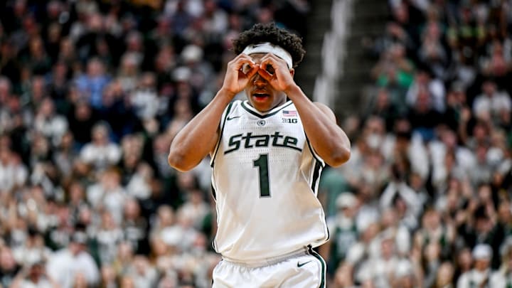 Jeremy Fears Jr. and Michigan State are favored against Penn State on Saturday.