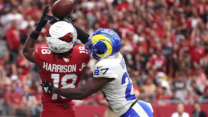 Los Angeles Rams v Arizona Cardinals, Marvin Harrison Jr., Tre'Davious White
