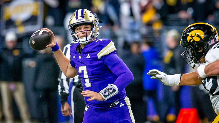 Elijah Brown threw 39 times against Iowa, completing 28 for 251 yards and 3 touchdowns. Elijah Brown threw 39 times against Iowa, completing 28 for 251 yards and 3 touchdowns.