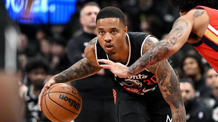 Ex-Husky Markelle Fultz (20) played just five games for Toronto in 2026. Ex-Husky Markelle Fultz (20) played just five games for Toronto in 2026.
