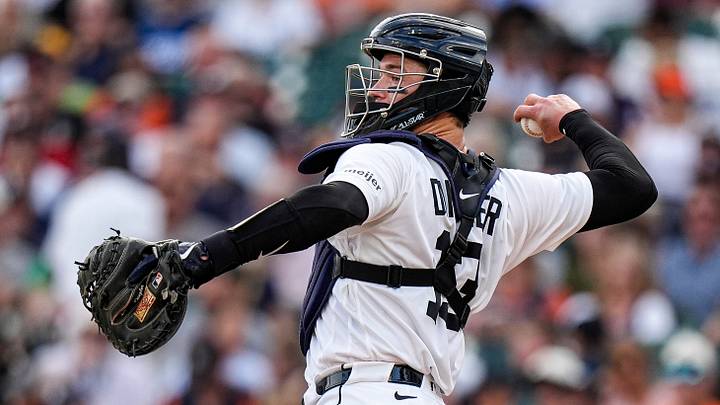 Detroit Tigers catcher Dillon Dingler. Detroit Tigers catcher Dillon Dingler.
