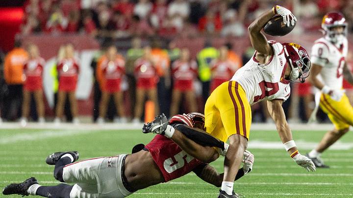 Wisconsin Badgers cornerback Bryce West. Wisconsin Badgers cornerback Bryce West.