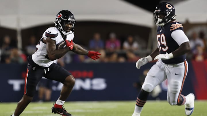 Jamree Kromah makes his first appearance in a Bears uniform in the 2024 Hall of Fame Game. He's currently one of their best options as a defensive end behind Montez Sweat and Austin Booker.