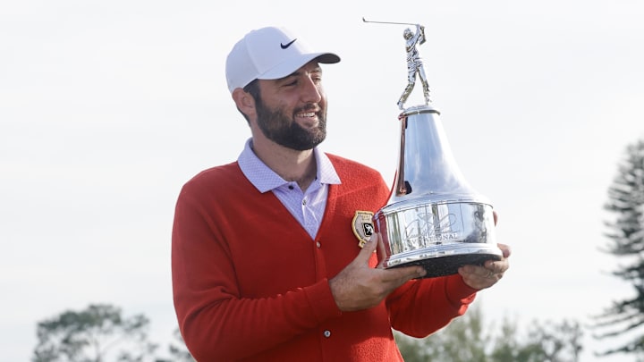 Scottie Scheffler is a two-time winner of the Arnold Palmer Invitational. Scottie Scheffler is a two-time winner of the Arnold Palmer Invitational.