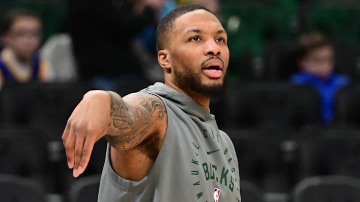 Milwaukee Bucks guard Damian Lillard.