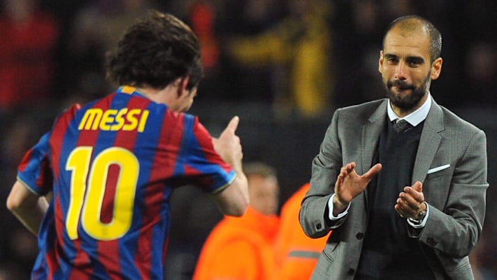 Leo Messi y Pep Guardiola Leo Messi y Pep Guardiola