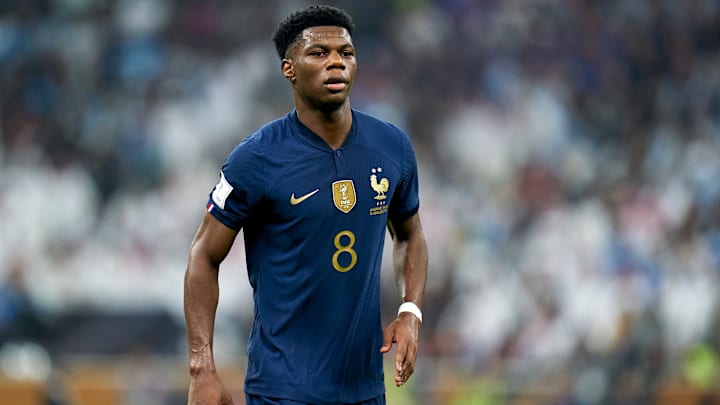 Aurélien Tchouaméni a été recadré face à l'Angleterre.