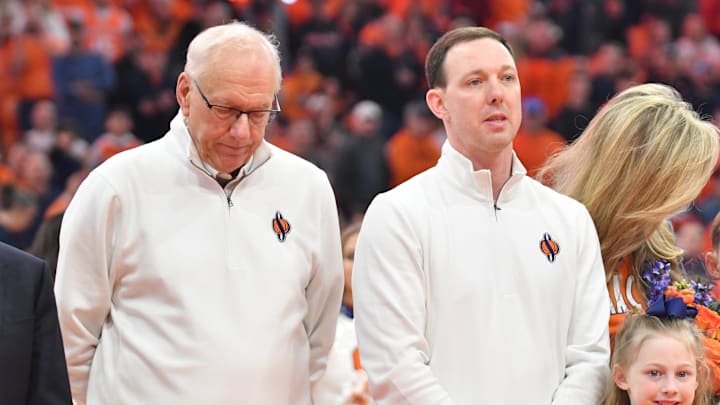 Former Syracuse basketball Hall of Fame head coach Jim Boeheim will remain in his athletics department role for another year.