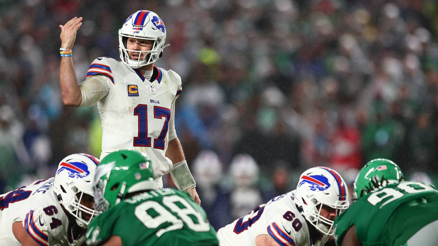 Eagles Clash with Bills in Rainy Playoff Showdown