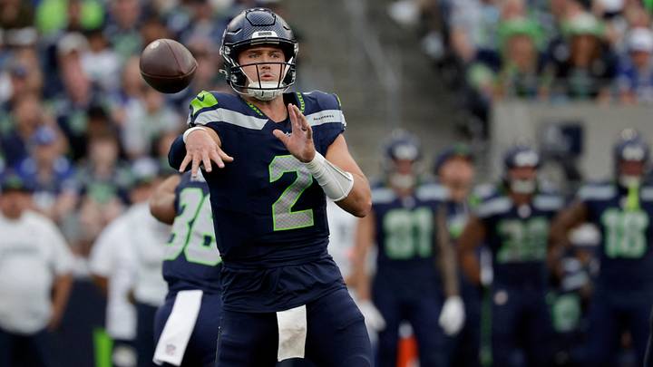 Sep 9, 2026; Seattle, Washington, USA; Seattle Seahawks quarterback Drew Lock (2) throws during the second quarter against the New England Patriots at Lumen Field. Mandatory Credit: Joe Nicholson-Imagn Images Sep 9, 2026; Seattle, Washington, USA; Seattle Seahawks quarterback Drew Lock (2) throws during the second quarter against the New England Patriots at Lumen Field. Mandatory Credit: Joe Nicholson-Imagn Images