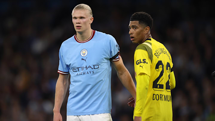 Erling Haaland y Jude Bellingham