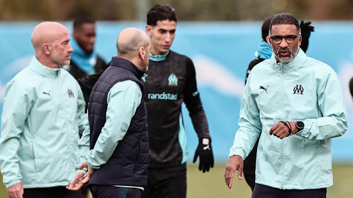 L'OM d'Habib Beye à l'entrainement avant Brest